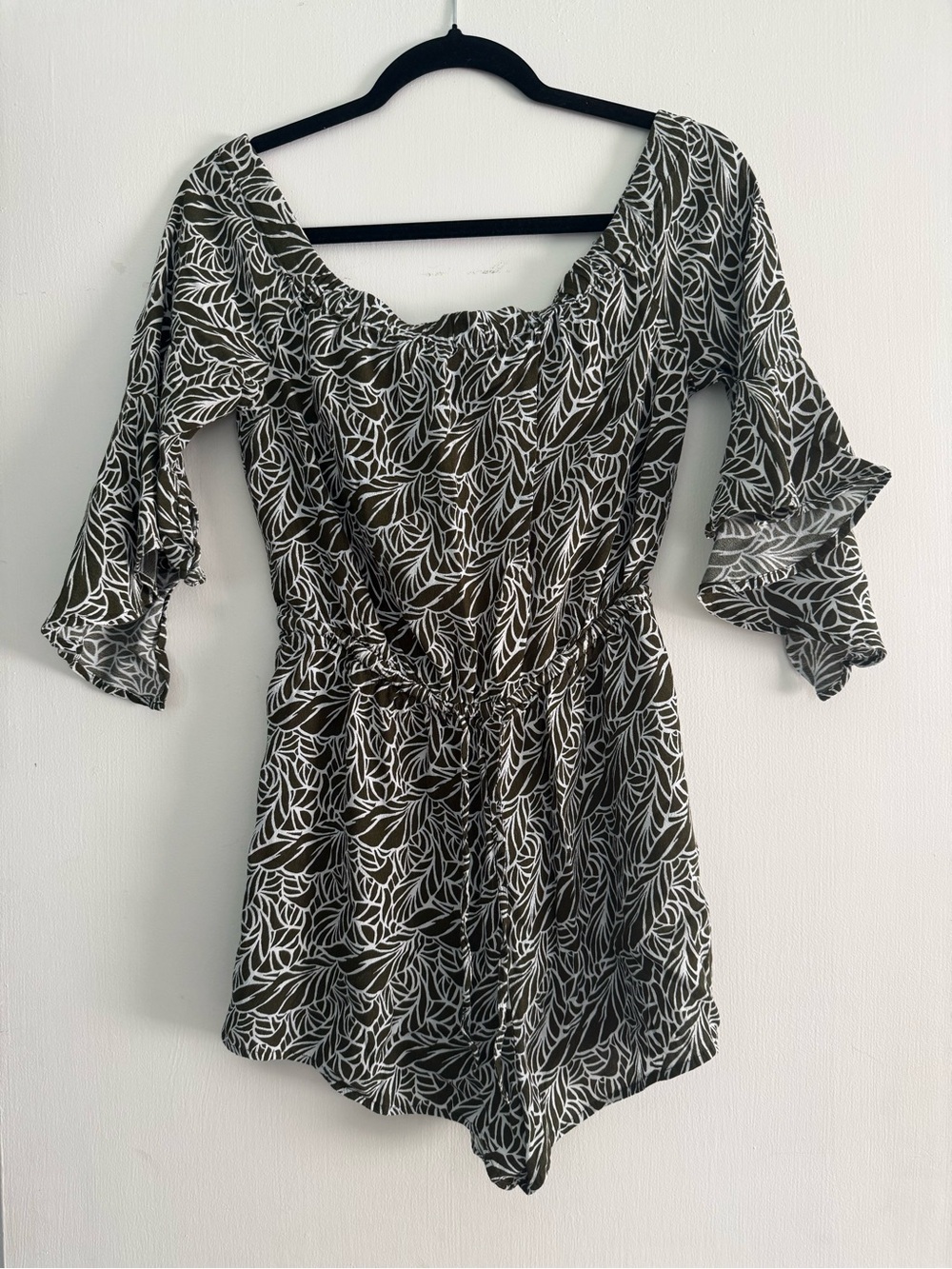 Express Green Boho Romper